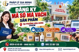 Đăng ký mã số mã vạch sản phẩm tại phường Hòa Hưng TPHCM
