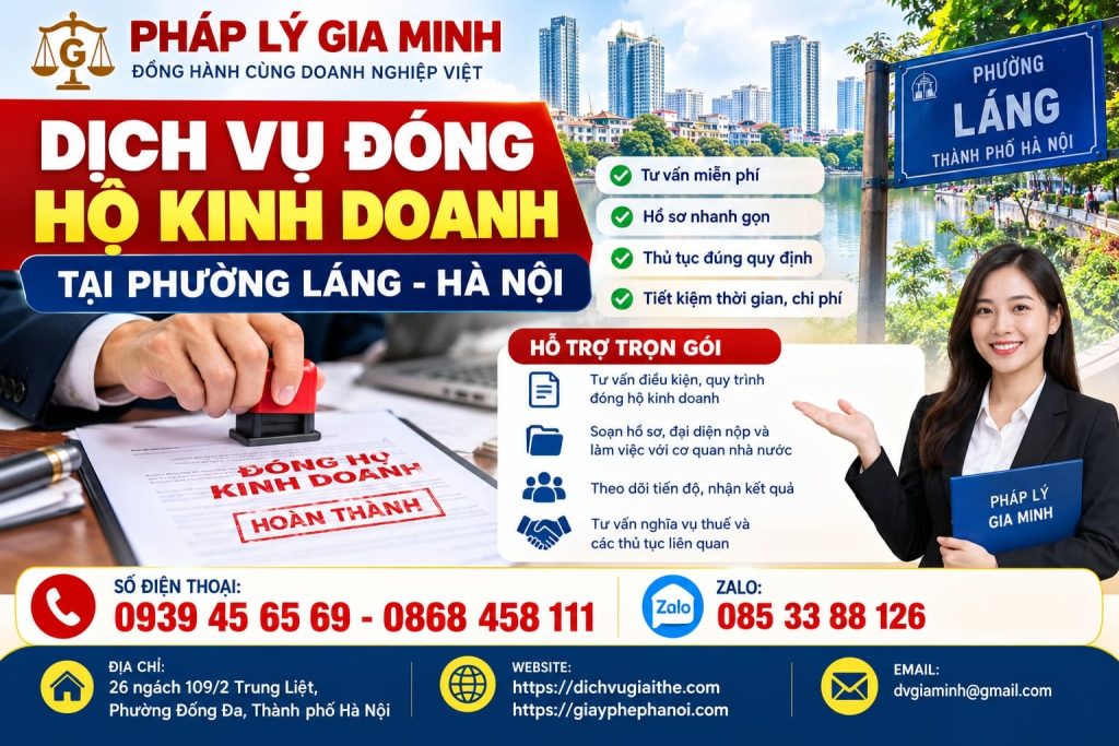 Dịch vụ đóng hộ kinh doanh tại phường Láng Hà Nội 1 Dịch vụ đóng hộ kinh doanh tại phường Láng Hà Nội