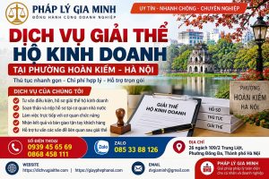 Dịch vụ giải thể hộ kinh doanh tại phường Hoàn Kiếm Hà Nội