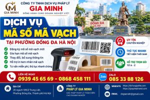 Dịch vụ mã số mã vạch tại phường Đống Đa Hà Nội
