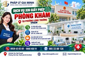 Dịch vụ xin giấy phép phòng khám tại phường Long Trường TPHCM
