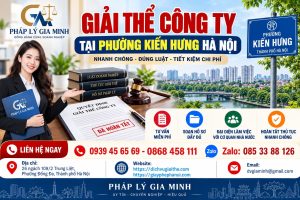 Giải thể công ty tại phường Kiến Hưng Hà Nội