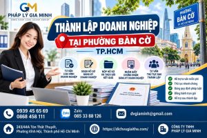 Thành lập doanh nghiệp tại phường Bàn Cờ TP.HCM