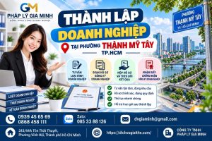 Thành lập doanh nghiệp tại phường Thạnh Mỹ Tây TP.HCM